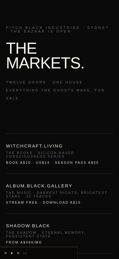WITCHCRAFT.MARKETS mobile